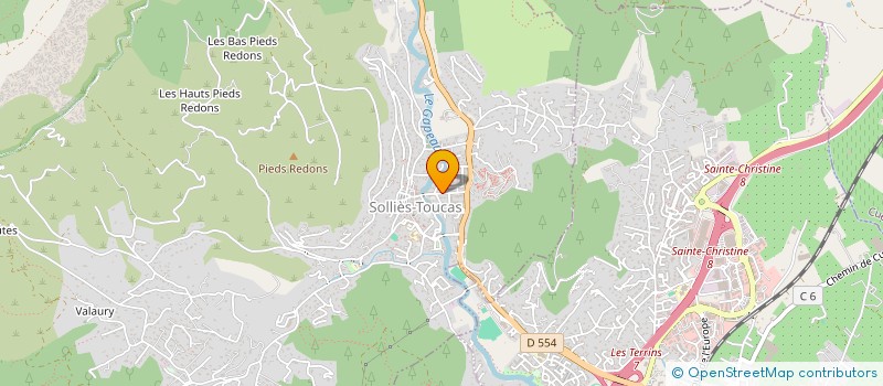 localisation de l'entreprise 931 672 455   SOLLIES-TOUCAS