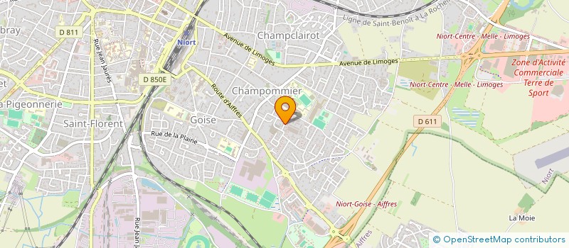 localisation de l'entreprise 931 676 878 à NIORT