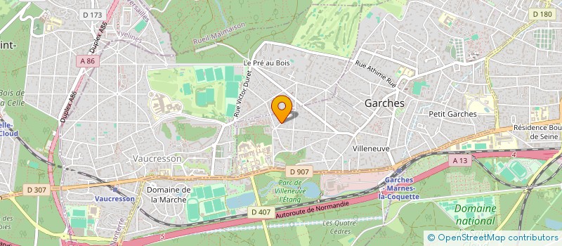 localisation de l'entreprise 931 704 134  à GARCHES