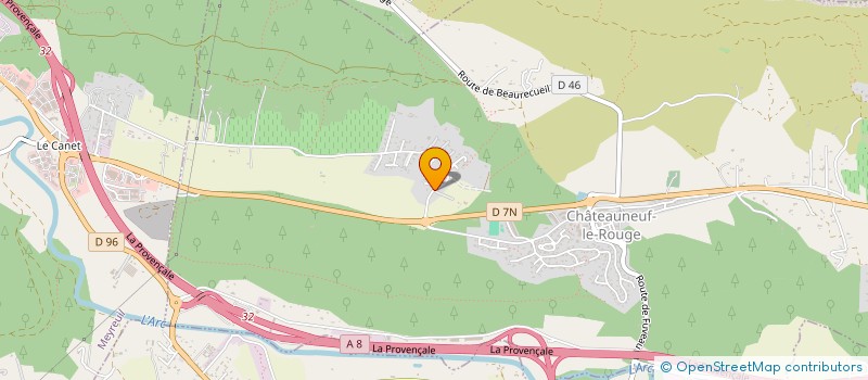 localisation de l'entreprise 931 715 403   CHATEAUNEUF-LE-ROUGE