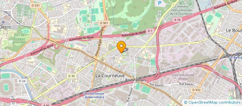 localisation de l'entreprise 931 755 870  à LA COURNEUVE