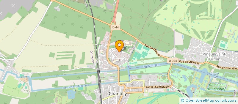 localisation de l'entreprise 931 828 925   CHANTILLY