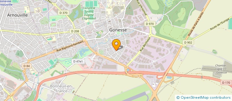 localisation de l'entreprise 931 857 551   GONESSE