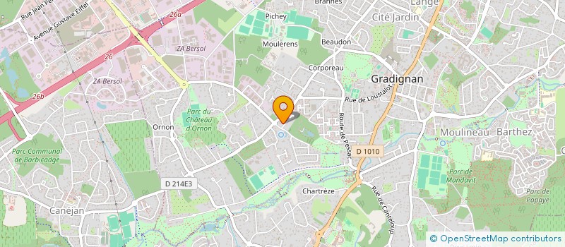 localisation de l'entreprise 931 877 344 à GRADIGNAN