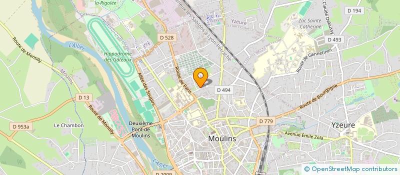 localisation de l'entreprise 931 883 417   MOULINS