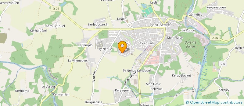 localisation de l'entreprise 931 924 161   PONT-SCORFF