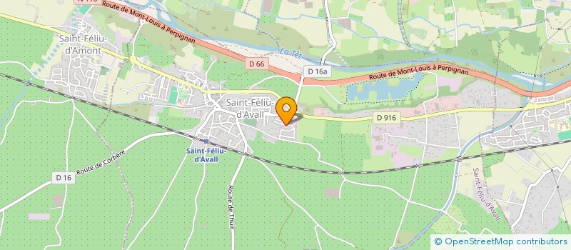 localisation de l'entreprise 931 950 075   SAINT-FELIU-D'AVALL