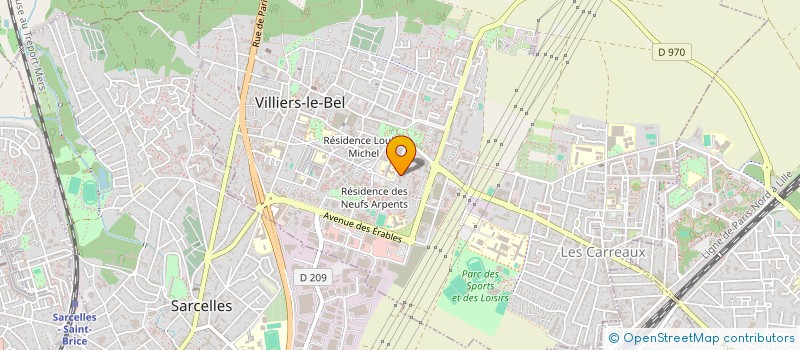 localisation de l'entreprise 931 957 187   VILLIERS-LE-BEL