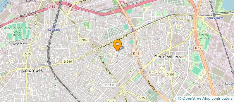 localisation de l'entreprise 932 035 983 à ASNIERES-SUR-SEINE