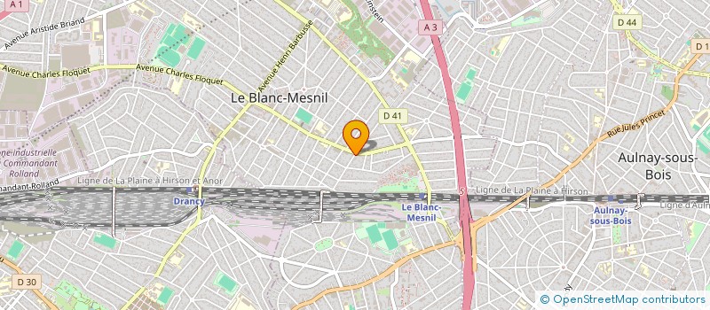 localisation de l'entreprise 932 038 979   LE BLANC-MESNIL
