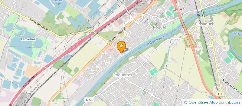 localisation de l'entreprise 932 040 553   ROQUES