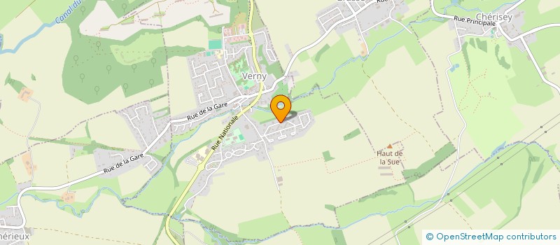 localisation de l'entreprise 932 086 069   VERNY