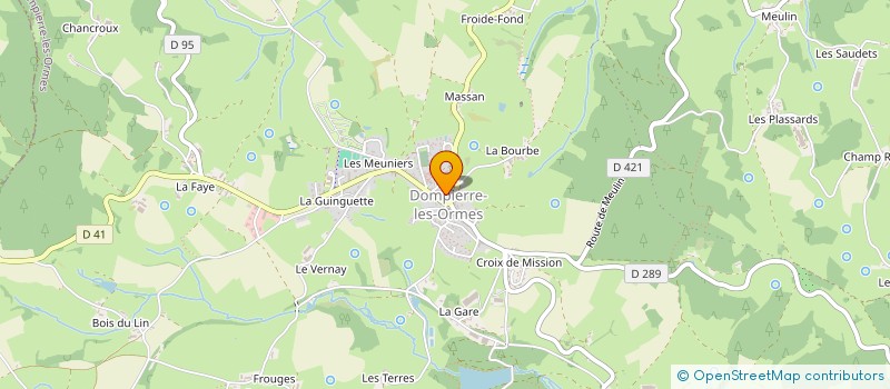 localisation de l'entreprise 932 109 465   DOMPIERRE-LES-ORMES