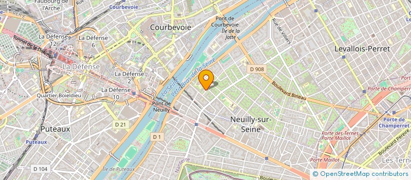 localisation de l'entreprise 932 127 392  à NEUILLY-SUR-SEINE