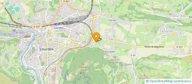 localisation de l'entreprise 932 130 271   LOURDES