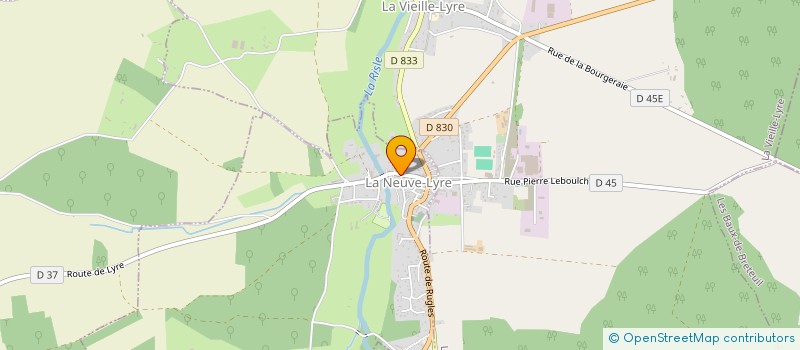 localisation de l'entreprise 932 139 876   LA NEUVE-LYRE