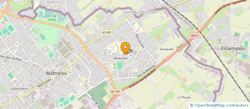 localisation de l'entreprise 932 241 698   WATTRELOS