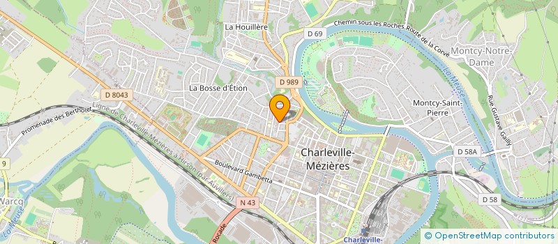 localisation de l'entreprise 932 245 111   CHARLEVILLE-MEZIERES