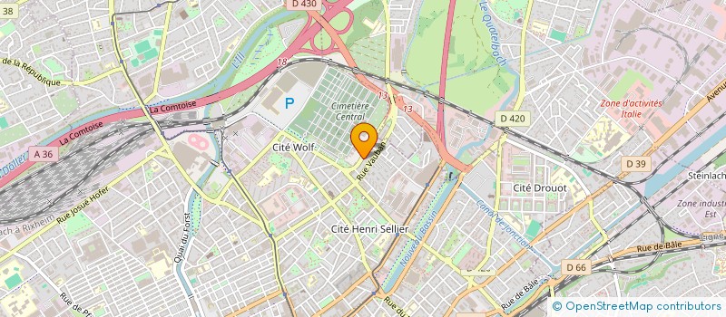 localisation de l'entreprise 932 245 236   MULHOUSE