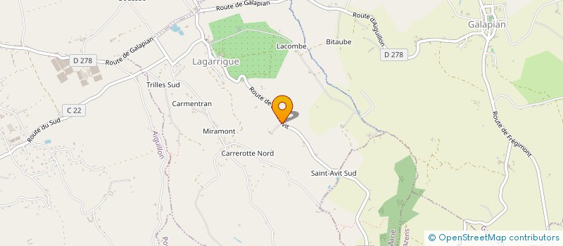 localisation de l'entreprise 932 272 438   LAGARRIGUE