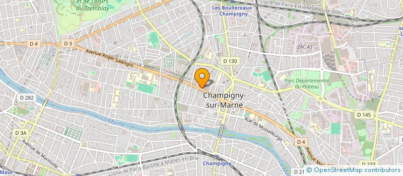 localisation de l'entreprise 932 278 104  à CHAMPIGNY-SUR-MARNE