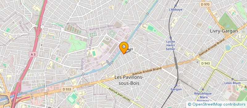 localisation de l'entreprise 932 284 011   LES PAVILLONS-SOUS-BOIS