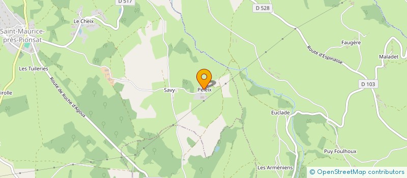 localisation de l'entreprise 932 297 070   SAINT-MAURICE-PRES-PIONSAT