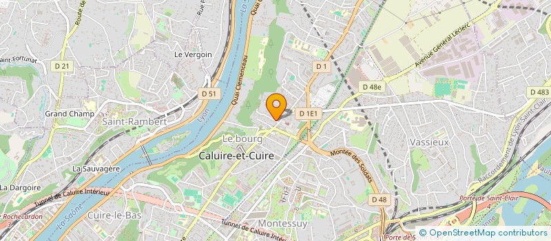 localisation de l'entreprise 932 328 065 à CALUIRE-ET-CUIRE