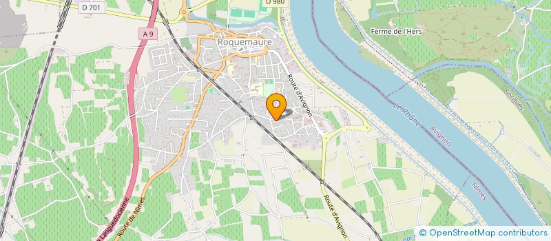 localisation de l'entreprise 932 333 388   ROQUEMAURE