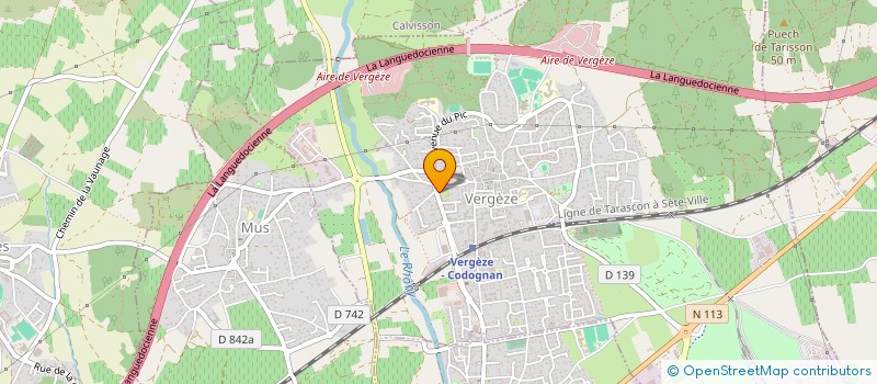 localisation de l'entreprise 932 386 527 à VERGEZE