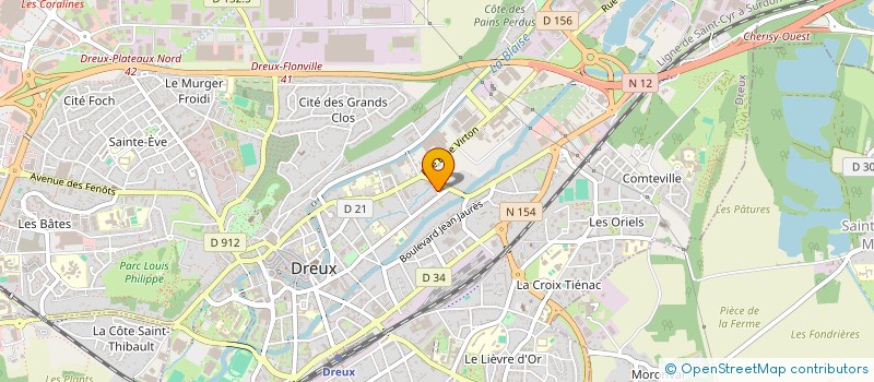 localisation de l'entreprise 932 407 844 à DREUX
