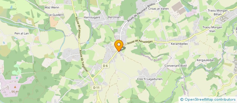 localisation de l'entreprise 932 489 172   PLEUMEUR-BODOU