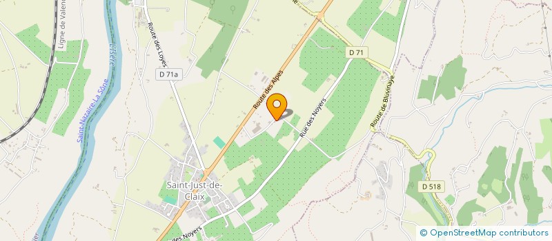 localisation de l'entreprise 932 498 017   SAINT-JUST-DE-CLAIX