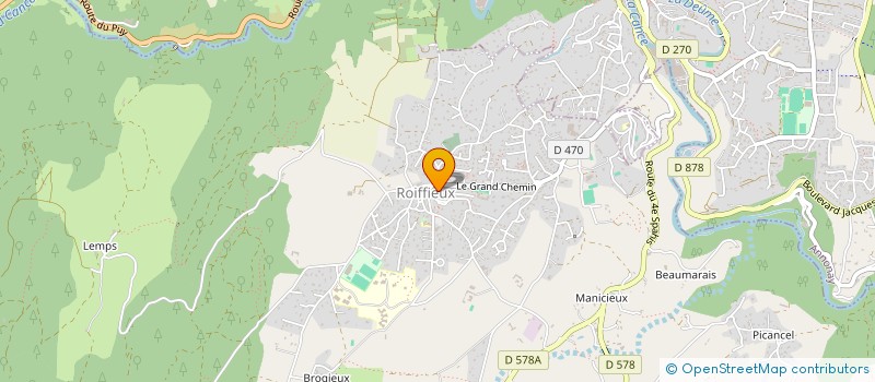 localisation de l'entreprise 932 513 161   ROIFFIEUX