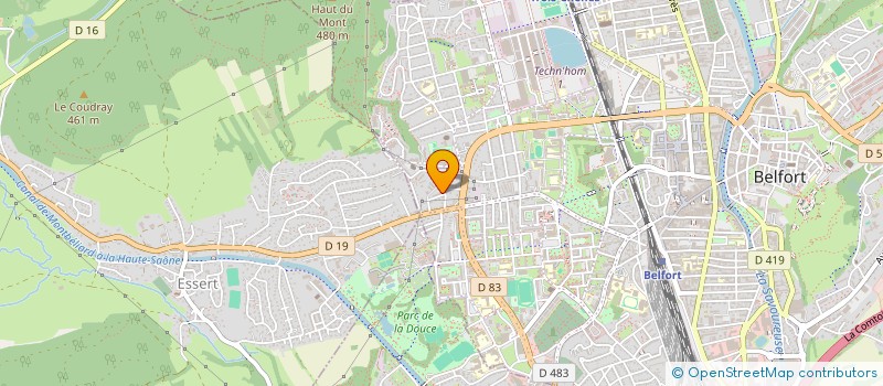localisation de l'entreprise 932 519 523   BELFORT