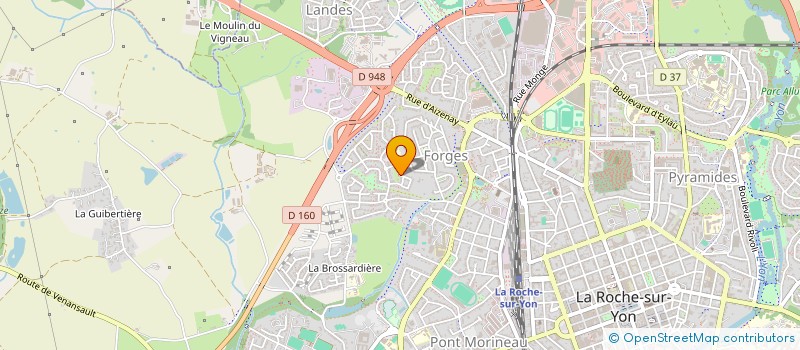 localisation de l'entreprise 932 531 494 à LA ROCHE-SUR-YON