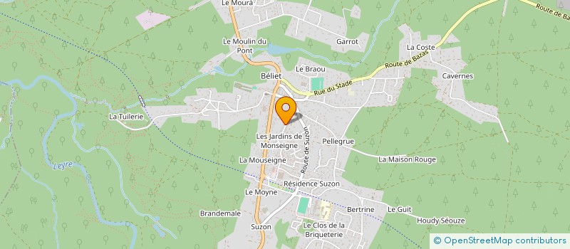 localisation de l'entreprise 932 536 659   BELIN-BELIET