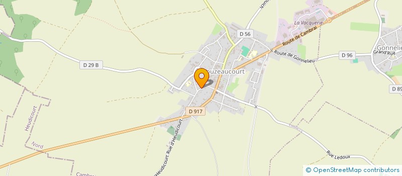 localisation de l'entreprise 932 551 252   GOUZEAUCOURT