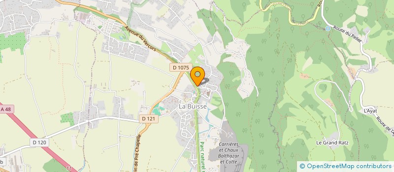 localisation de l'entreprise 932 552 714   LA BUISSE