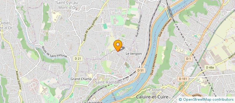 localisation de l'entreprise 932 555 428   SAINT-CYR-AU-MONT-D'OR