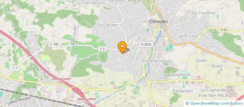 localisation de l'entreprise 932 571 276   OLLIOULES