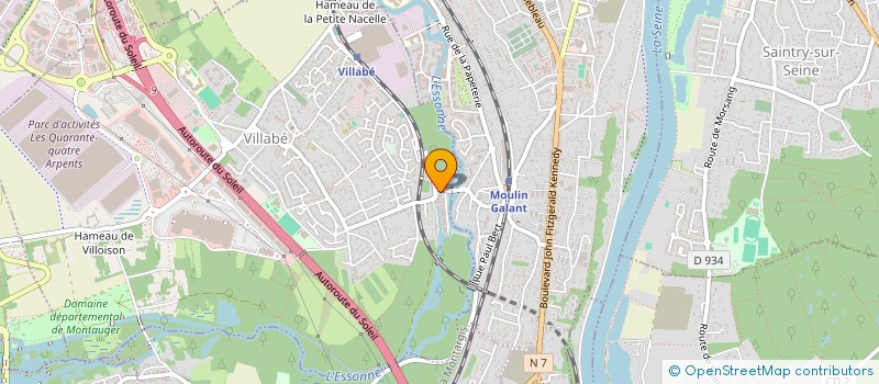 localisation de l'entreprise 932 581 648   MENNECY