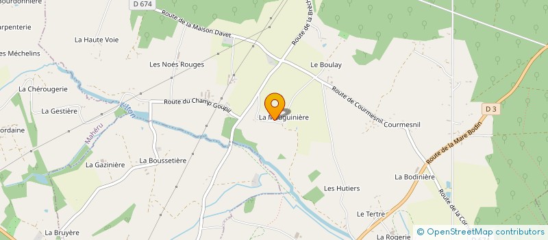 localisation de l'entreprise 932 594 195 à LA FERRIERE-AU-DOYEN