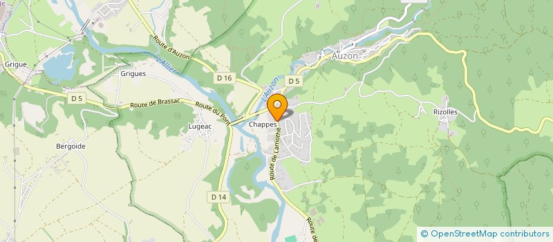 localisation de l'entreprise 932 672 850   AUZON