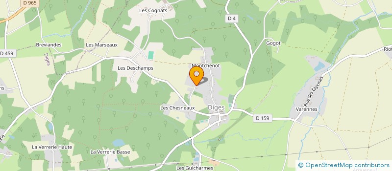 localisation de l'entreprise 932 709 108   DIGES