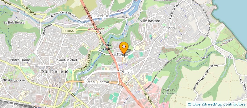 localisation de l'entreprise 932 721 947  à SAINT-BRIEUC