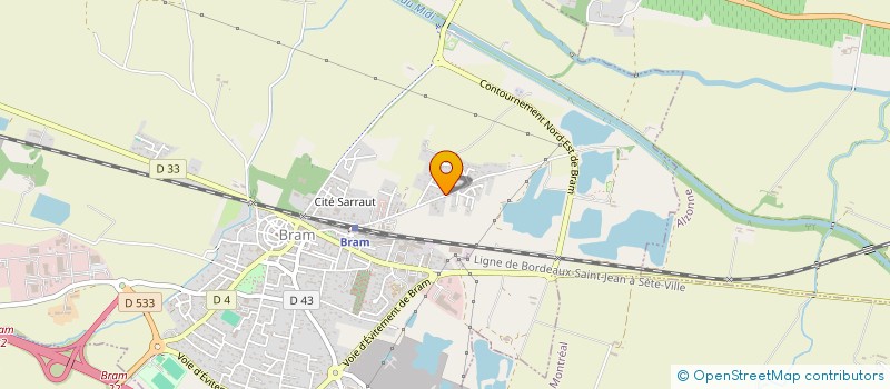 localisation de l'entreprise 932 745 755   BRAM