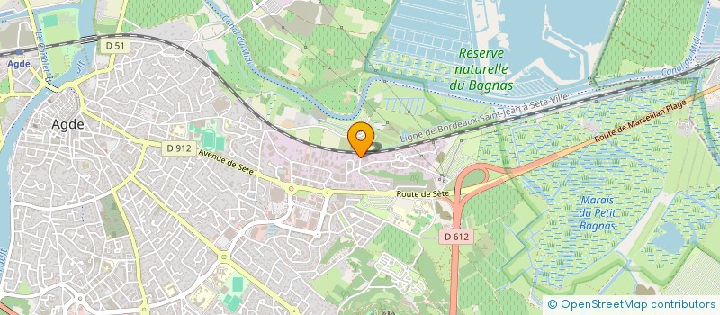 localisation de l'entreprise 932 758 873   AGDE
