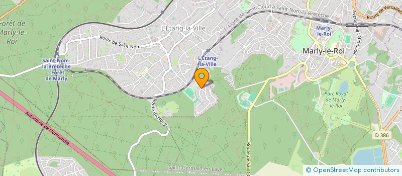 localisation de l'entreprise 932 766 876   LA CELLE-SAINT-CLOUD