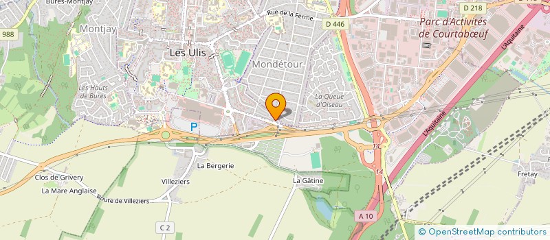 localisation de l'entreprise 932 776 610   LES ULIS